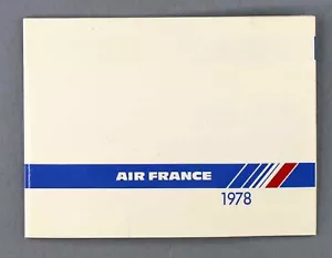 AIR FRANCE 1978 FACTS & FIGURES AIRLINE BROCHURE - Picture 1 of 3