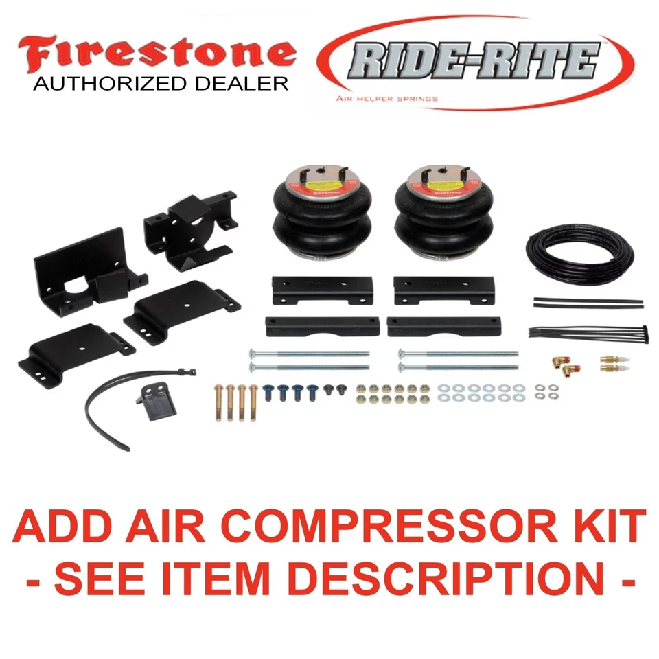 Bolsas de resortes neumáticos traseros Firestone 2706 Ride Rite 7500 libras para Dodge Ram 2500 14-25 Foto 1 de 4