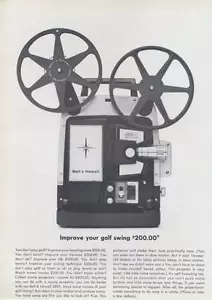 1964 Bell & Howell PRINT AD features the 383Y Movie Projector Vintage Ad - Bild 1 von 1