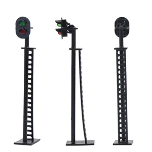 5pcs Model Railway Block Signals Green/Red HO or OO Scale 8cm 12V Led JTD01 - Picture 1 of 7