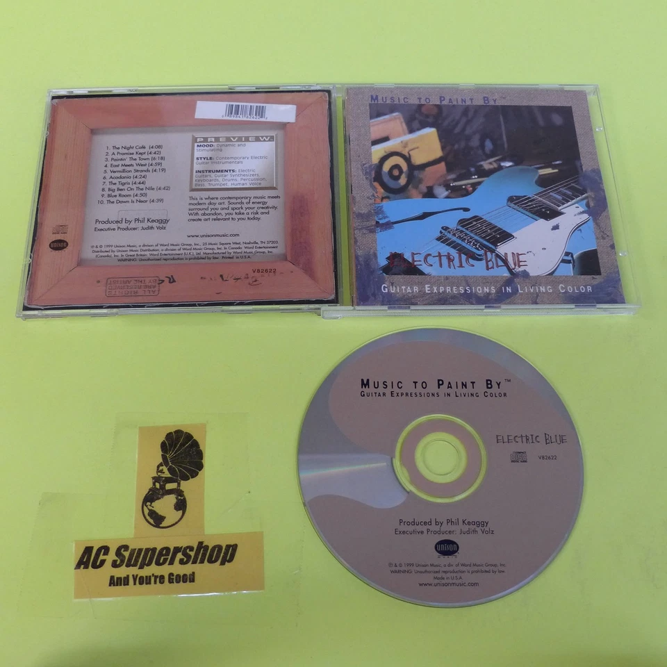 Phil Keaggy Music To Paint By Electric Blue - CD Compact Disc Foto 1 de 1