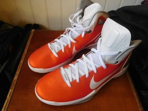 NUEVOS ZAPATOS DE BALONCESTO NIKE HYPERDUNK 2010 18 D NARANJA BLANCO NUNCA USADOS PERFECTOS - Imagen 1 de 5