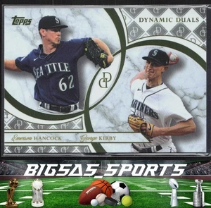 Emerson Hancock / George Kirby 2024 Topps Dynamic Duals #13 Seattle Mariners - Picture 1 of 2