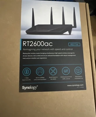 Synology RT2600AC Wi-fi AC 2600 Gigabit Router - Image 1 of 2