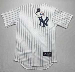 Majestic New York Yankees #24 Robinson Cano Heimtrikot Größe Small neu mit Etikett hergestellt in den USA - Bild 1 von 7
