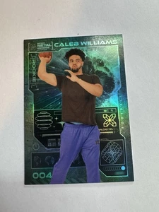 Sky Box Metal Universe Champions 2023 Caleb Williams #004 Rookie RC Aqua - Imagen 1 de 2