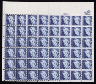 2105 Elenor Roosevelt Sheet of 48 20¢ Stamps MNH 1984 - Image 1 of 4
