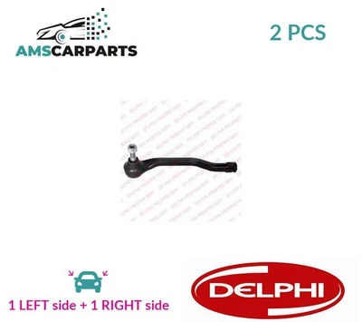 TRACK ROD END RACK END PAIR FRONT TA2669 DELPHI 2PCS NEW OE REPLACEMENT - Image 1 of 4