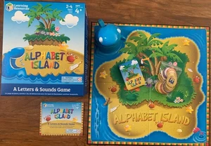 Learning Resources Alphabet Island Game-Letters & Sounds Game- COMPLETE Ages 4+ - Picture 1 of 6