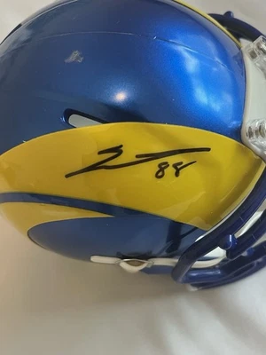 Jordan Whittington Signed Speed Mini Helmet JSA COA LA Rams - Image 1 of 4