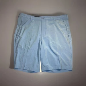 Izod pantaloncino uomo taglia 38 blu leggero misto cotone poliestere nuovo con etichetta elasticizzato - Foto 1 di 12