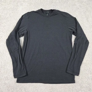 Top de novio de manga larga Skims negro ónix algodón jersey elástico XXS de gran tamaño - Imagen 1 de 6