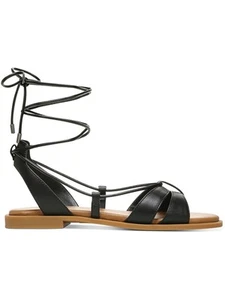 STYLE & COMPANY Womens Black Strappy Cairro Round Toe Slingback Sandal 7 M - Picture 1 of 9