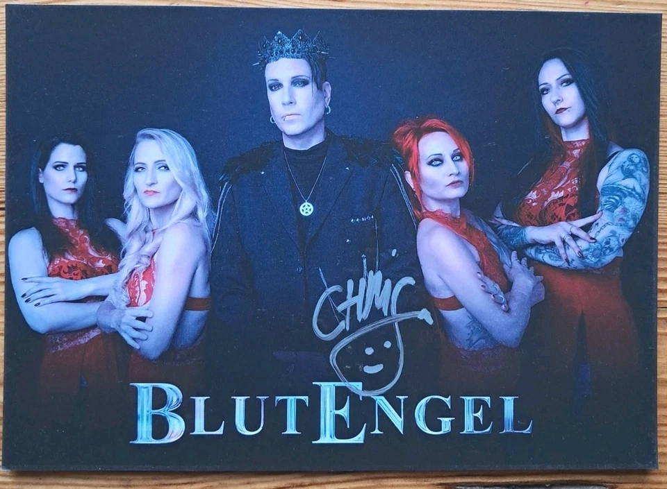 Blutengel Orig Autogramm signiert Musik Rock 2025 - AK - Bild 1 von 1
