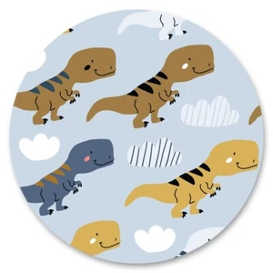 Sticker für Jungen DINOSAURIER Tiere Wolken Zeichentrickfilm Wanddeko Wandtattoo - Bild 1 von 7