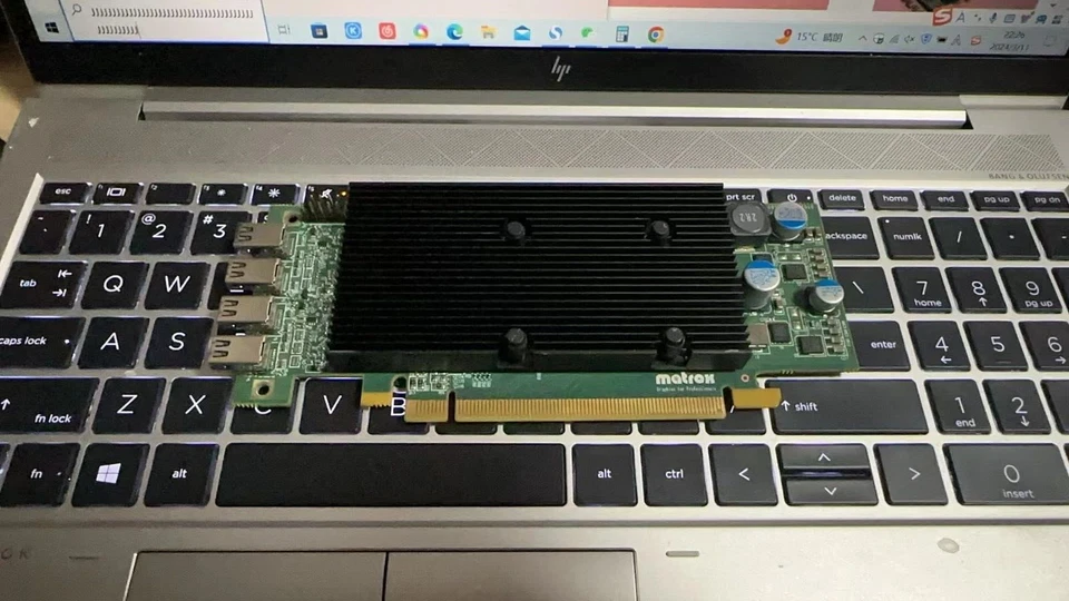 Matrox M9148-E1024LAF 1GB PCIe x16 4x Mini DP Video Graphics Card Without bezel - Image 1 of 1