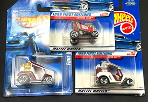 Hot Wheels, Express Lane, Tee'd Off and Four wheeler 3 great collectibles   ja - Picture 1 of 4