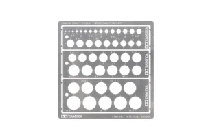 Tamiya 74150 Modeling Template Circular Ruler(Round/1-12.5mm)Model Craft Tools - Picture 1 of 1