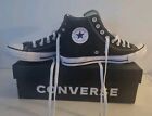 Converse Chuck Taylor All Star Black & White Hi Tops Wide Fit UK8 Unisex