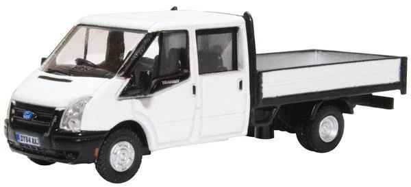 Oxford Diecast 76TPU005 Ford Transit Pickup White - Image 1 of 1