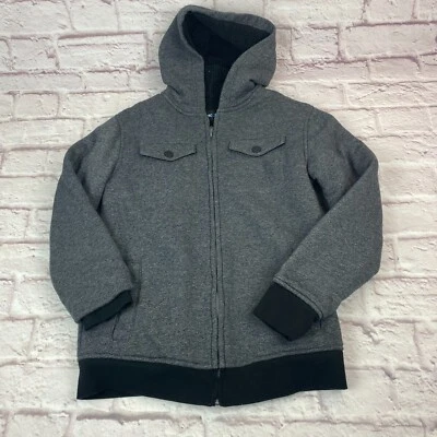 Куртка молодежная Tony Hawk средняя на молнии из флиса с подкладкой карман с капюшоном пальто серая - Изображение 1 из 4