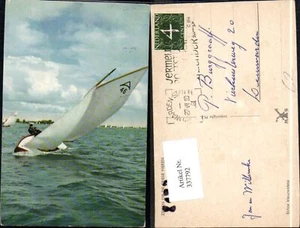 337792,Schiff Segelschiff Segelboot Zeilen op de Friese Meren Segeln  - Picture 1 of 1