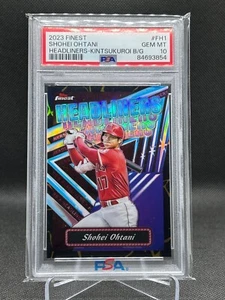 Shohei Ohtani 2023 Finest Headliners KINTSUKUROI Black Gold PSA 10 Gem Card #FH1 - Picture 1 of 2