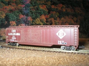 N Scale Atlas 3629 50' Double Door Boxcar Erie Lackawanna #65694 - Picture 1 of 4