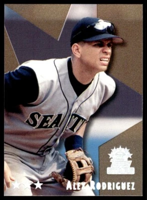 1999 Topps Stars Three Star Alex Rodriguez Seattle Mariners #10 - Image 1 of 2