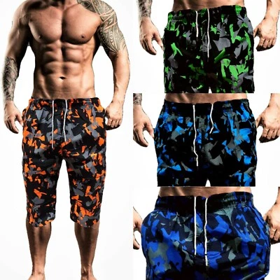 Camouflage Badeshorts Badehose Shorts Herren Männer Bermuda Shorts Sport Men 76 - Bild 1 von 4