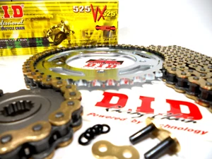 Triumph 865 Scrambler 06-15 DID DORADO 525 anillo X kit rápido - Imagen 1 de 7