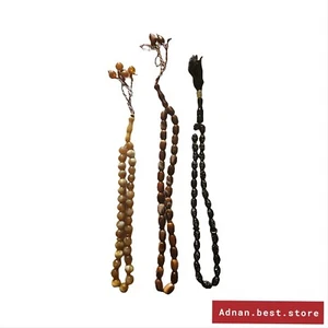 3 pcs islamic Prayer 33 beads Tasbih Misbaha Rosary Tasbeeh 8mm vintage - Picture 1 of 4