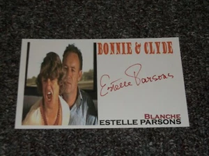 Estelle Parsons signed 3x5 card Bonnie & Clyde - Picture 1 of 1