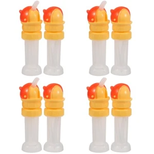4 Pack Deckel Trinkhalmkappen Für Kinder Wiederverwendbare Flaschenkappen - Bild 1 von 12