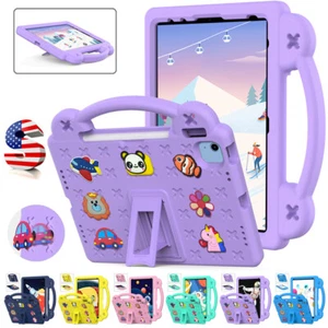 Kids Shockproof Handle Stand Case For iPad 5th 6th 7th 8th 9th 10th 11th A16 Gen - Picture 1 of 21
