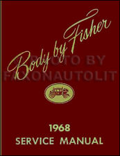 1968 Pontiac Body Repair Manual 68 Executive Catalina Parisienne Laurentian Shop