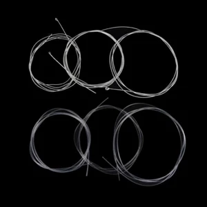 Jeu de 6 cordes pour guitare classique Nylon Argent rechange - Picture 1 of 7