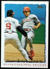 1995 Topps Baseball Card #326 Jim Eisenreich (Philadelphia Phillies) ..... S0072