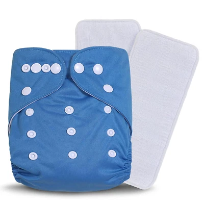 Panales De Tela Bebe Lavable Reutilizable Ecologicos Ropa Baby Con Insertos - Image 1 of 4
