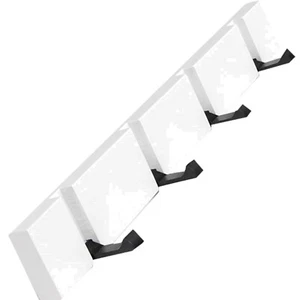 Ganchos Pared Madera, Perchero Plegable, Percha Blanco - 4 Ganchos - Imagen 1 de 12