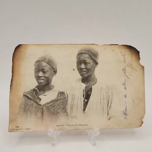 Jean Geiser Portait Postcard Algiers 1903 Early Art Photography - Picture 1 of 4
