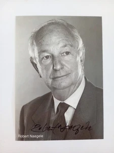 Robert Naegele -  - original Autogramm - ca. 15x10cm - Autogrammkarte - Bild 1 von 1