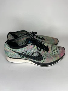 Nike Flyknit Racer 2.0 2017 Multicolor Shoe Sneakers 526628-304 Men’s Size 9.5 - Picture 1 of 17