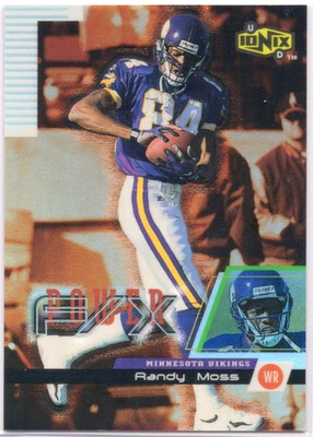 1999 UD Ionix #P2 Randy Moss Power F/X - Image 1 of 2