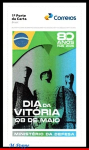 25-70 BRAZIL 2025 - 80 YEARS ALLIED VICTORY DAY IN WORLD WAR II, FLAG, MNH - Picture 1 of 2