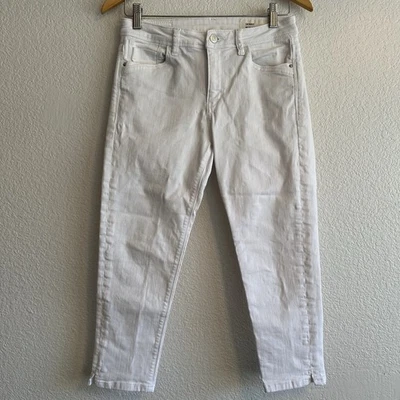 Pantalones de mezclilla para mujer Esprit blancos ajustados talla W27 L22 Foto 1 de 4