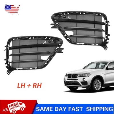 Parrilla lateral de parachoques delantero izquierdo derecho + moldura para BMW X4 F26 13-2018 Foto 1 de 4