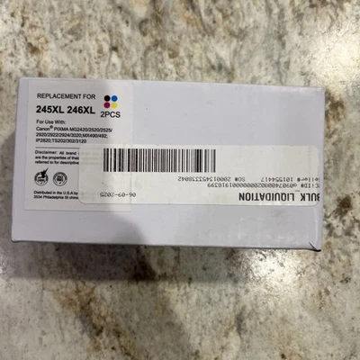 PG-245XL CL-246XL Ink Cartridge for Canon PIXMA MG2420 MG2520 TS3120 MX490 MX492 - Image 1 of 4