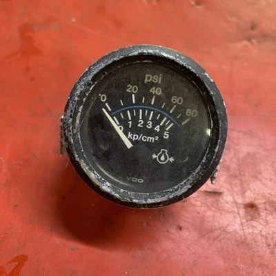 VDO BOAT MARINE SPEEDBOAT Oil Psi Pressure GAUGE CLASSIC ✅ - Image 1 of 4