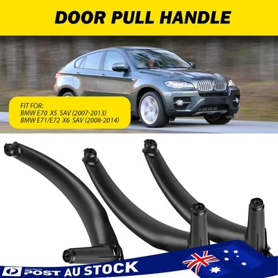 3pcs Inner Front/Rear LH+RH Door Handle Pull Trim Cover For BMW X5 E70 X6 E71 - image 1 of 4